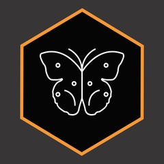 Butterfly Icon For Your Design,websites and projects.