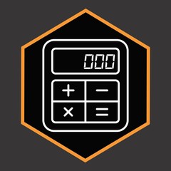 Calculator Icon For Your Design,websites and projects.