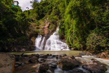 Fototapeta na wymiar The Datanla Waterfall in Dalat, Vietman