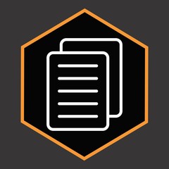 Document Icon For Your Design,websites and projects.