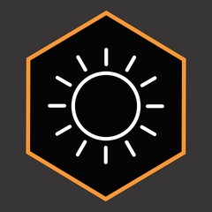 Sun Icon For Your Design,websites and projects.