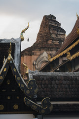 wat chedi luang temple in chiang mai thailand