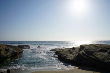 Sunset Bay in San Diego