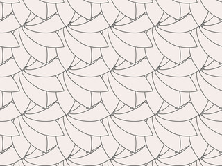 Linear vector pattern, repeating petals