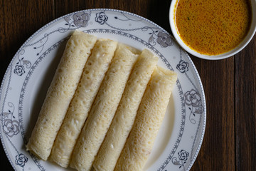 Traditional Malaysian pancake called 