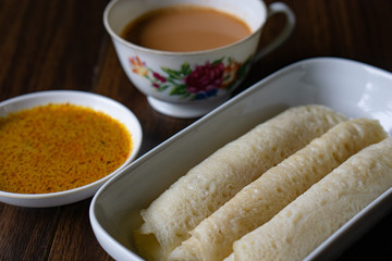 Traditional Malaysian pancake called 