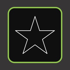 Fototapeta premium Star Icon For Your Design,websites and projects.