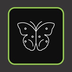 Butterfly Icon For Your Design,websites and projects.