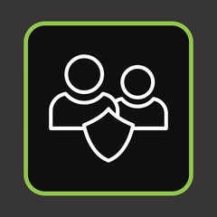 GDPR Security Team Icon For Your Design,websites and projects.