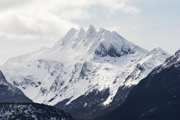Obraz premium Mountains in Ushuaia in patagonia