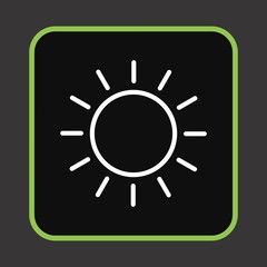 Sun Icon For Your Design,websites and projects.