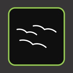 Flying Crows Icon For Your Design,websites and projects.