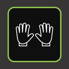 Gloves Icon For Your Design,websites and projects.
