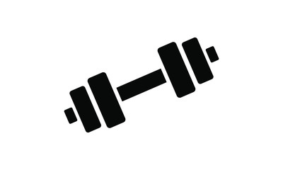 barbell icon vector