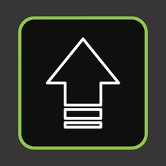 Upward Arrow Icon For Your Design,websites and projects.