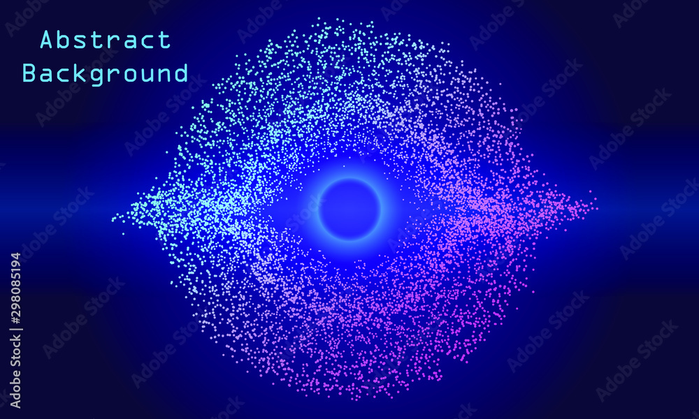 Poster abstract shining particles background. futuristic background with dots. eps10 vector illustration. b