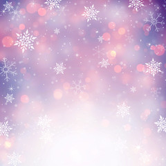 abstract colorful christmas bokeh background