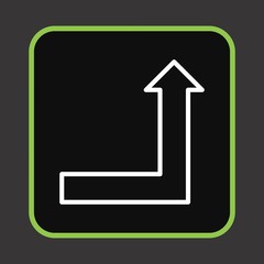 Upward Icon For Your Design,websites and projects.