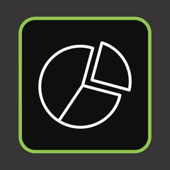 Pie Chart Icon For Your Design,websites and projects.