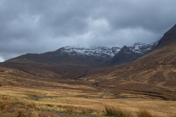 Naklejka premium mountains at Scottish Highlands
