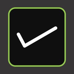 Tick Icon For Your Design,websites and projects.