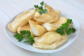 pierogi z serem