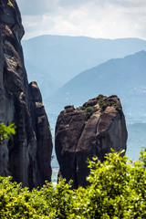 Naklejka premium cliff Meteora Greece