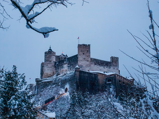 Winter in Salzburg, Hohensalzburg Fortress