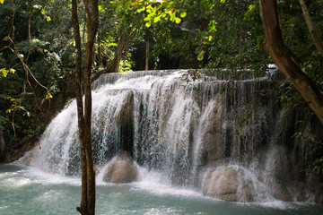 waterfall in forest
