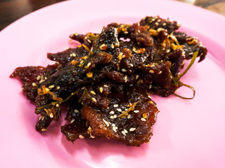 Fried Sun-dried Beef