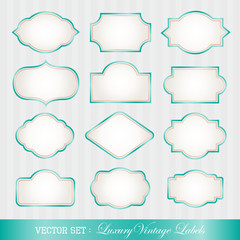 Luxury vintage style frames. can use for greeting card.