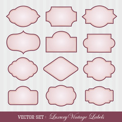 Luxury vintage style frames. can use for greeting card.