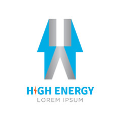 High energy logo