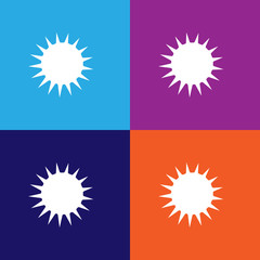 sun icon. element of weather icon. signs and symbols collection icon for websites, web design, mobile app