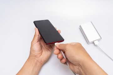  The person who is charging the phone