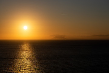 Tramonto su Montecristo