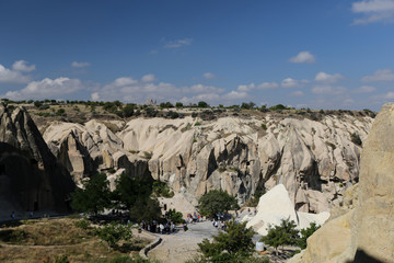 Rock Formations in Goreme National Park, Cappadocia, Nevsehir, Turkey