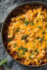 Homemade Chili Mac and Cheese