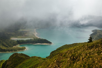 Fototapeta na wymiar Lagoa do Fogo, Sao Miguel, Azores