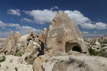 Rock Formations in Swords Valley, Cappadocia, Nevsehir, Turkey