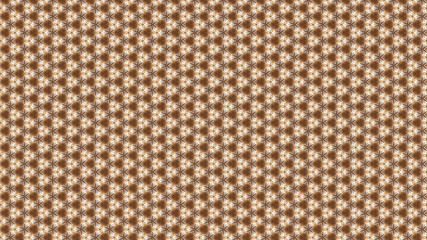 Fototapeta premium Brown White Geometric Pattern Design