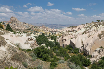 Fototapeta premium Uchisar Castle in Cappadocia, Nevsehir, Turkey
