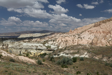 Rose Valley in Cavusin Village, Cappadocia, Nevsehir, Turkey