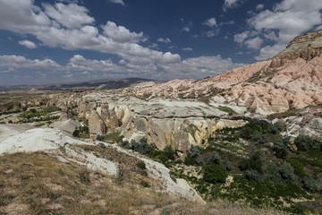 Rose Valley in Cavusin Village, Cappadocia, Nevsehir, Turkey