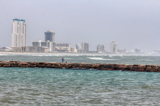 Fisherman Off South Padre Island