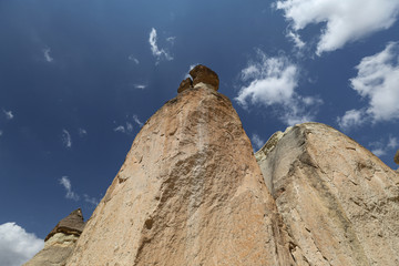 Rock Formations in Pasabag Monks Valley, Cappadocia, Nevsehir, Turkey