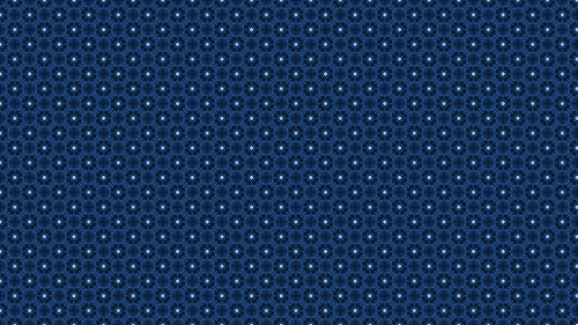 Blue Colored, Vintage Geometric Pattern Design