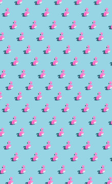 Flamingo Miniature Pattern