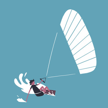 Kiteboarder
