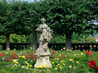 Rose Garden sculpture at Bamberg Cathedral in Bamberg, Bavaria, Germany - 298110335